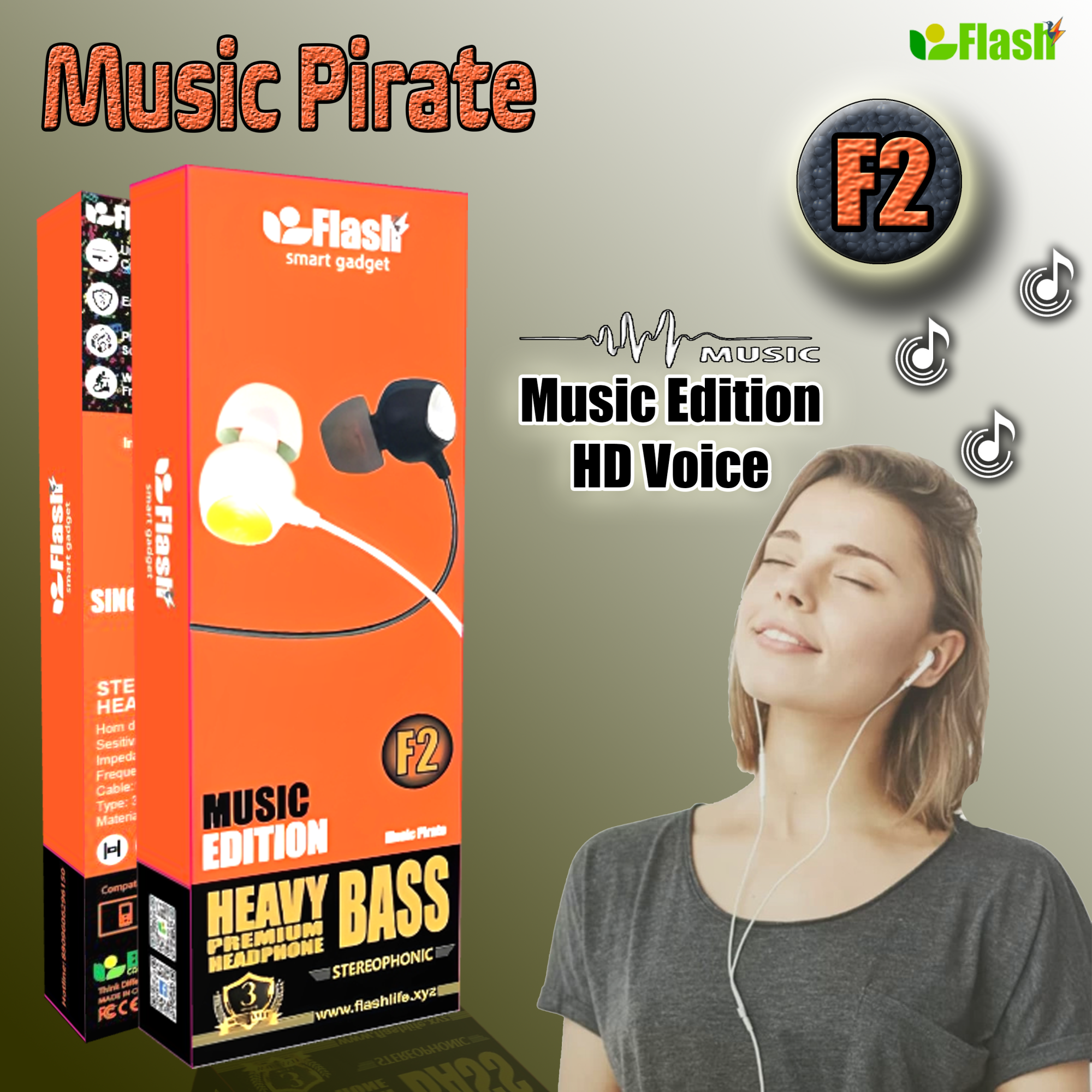Flash F2 In-Ear Headphone