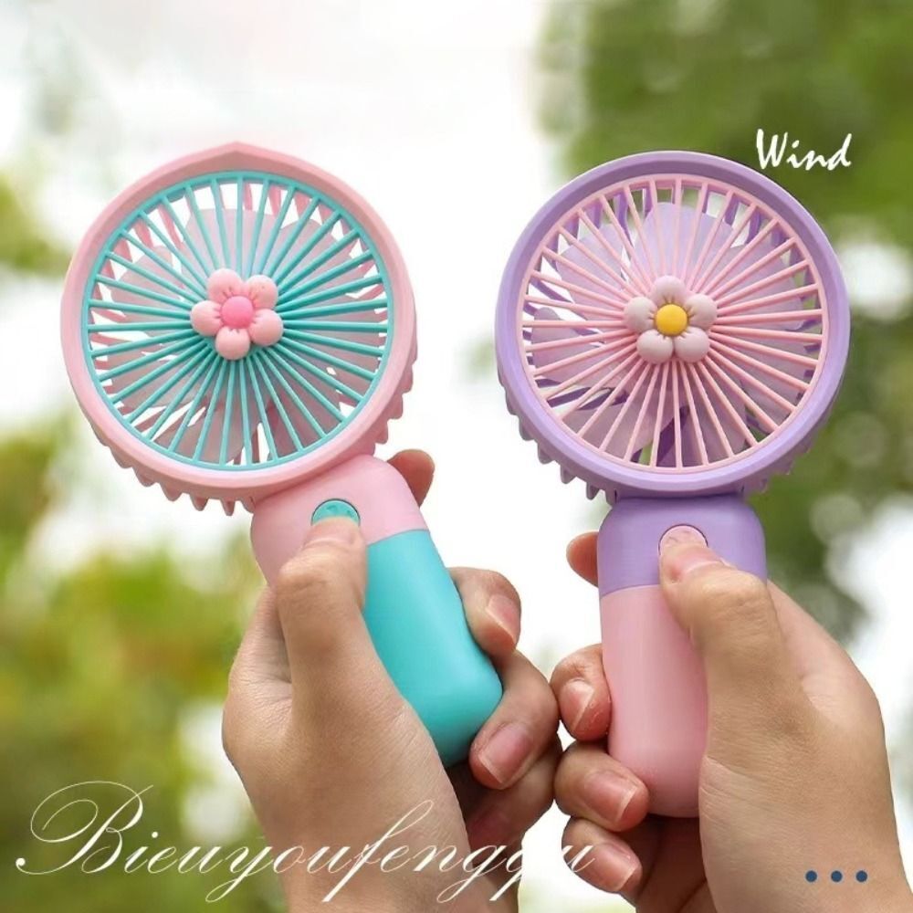 (Out Of Stock) MHR Mini Handheld Fan – Portable, Rechargeable, Adjustable Speed, Quiet Cooling