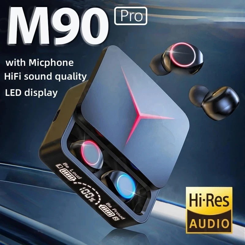 M90 Pro Hi-Res Bluetooth Earbuds – স্টাইল, পারফরম্যান্স ও প্রিমিয়াম সাউন্ডের এক অনন্য সমাহার!
