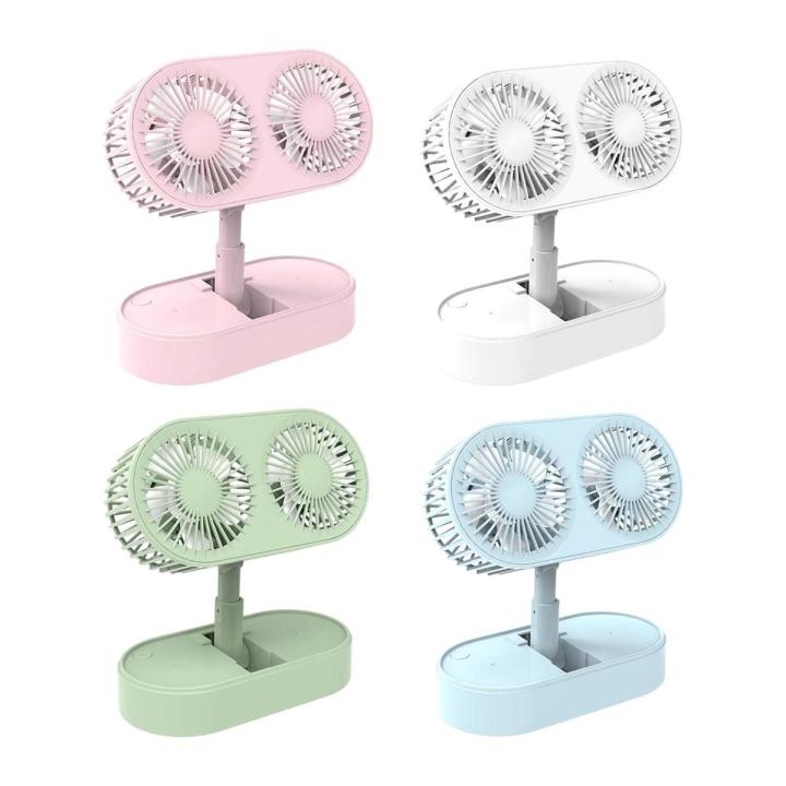 Double Motor Folding Table Top Fan Product
