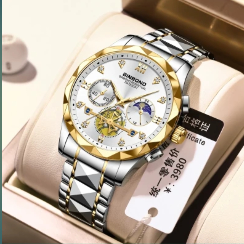 BINBOND Quartz Watches Men’s Luxury Product