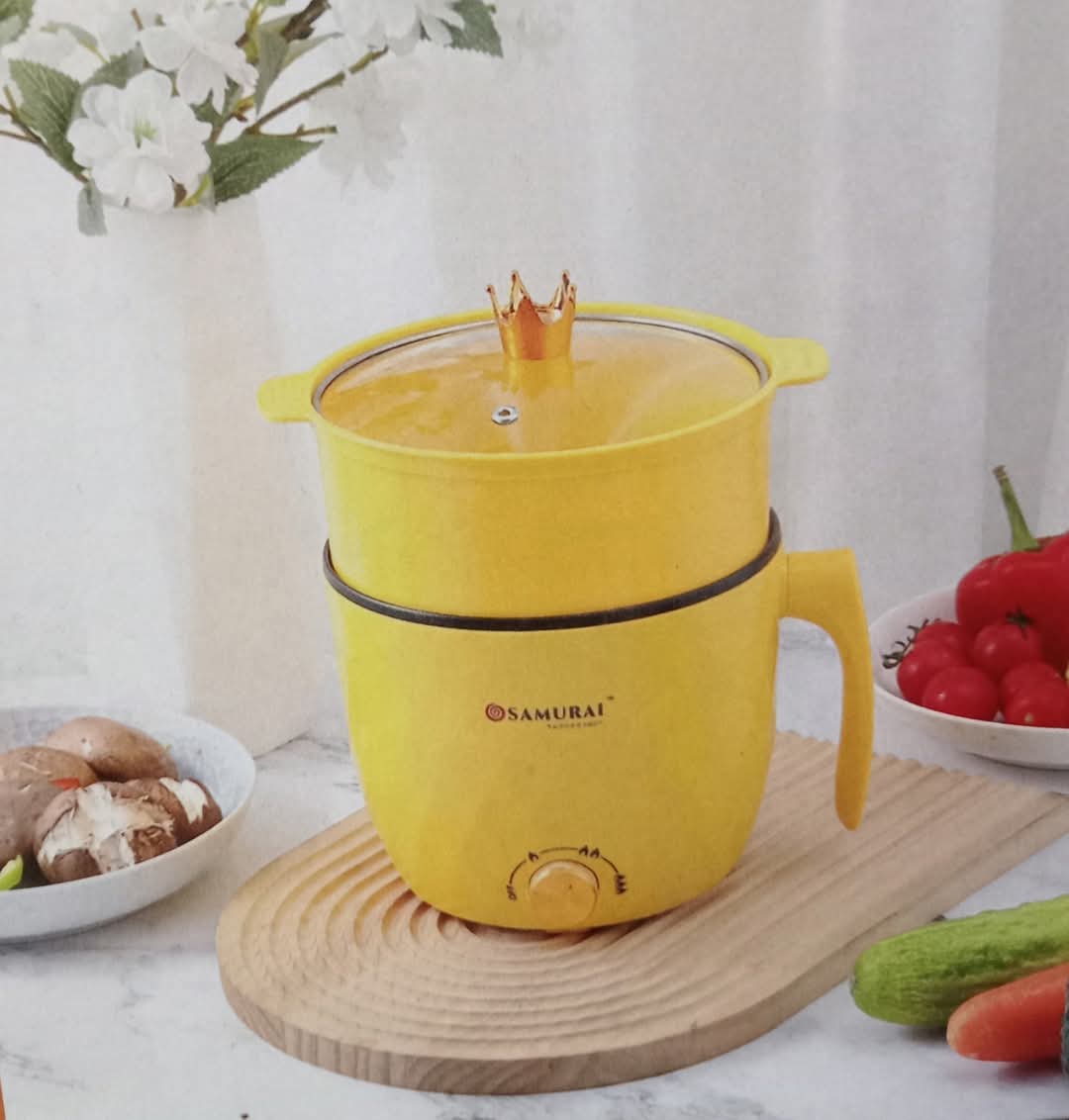 SAMURAI Multifunctional Double Layer Electric Cooking Pot 1.8 Litre