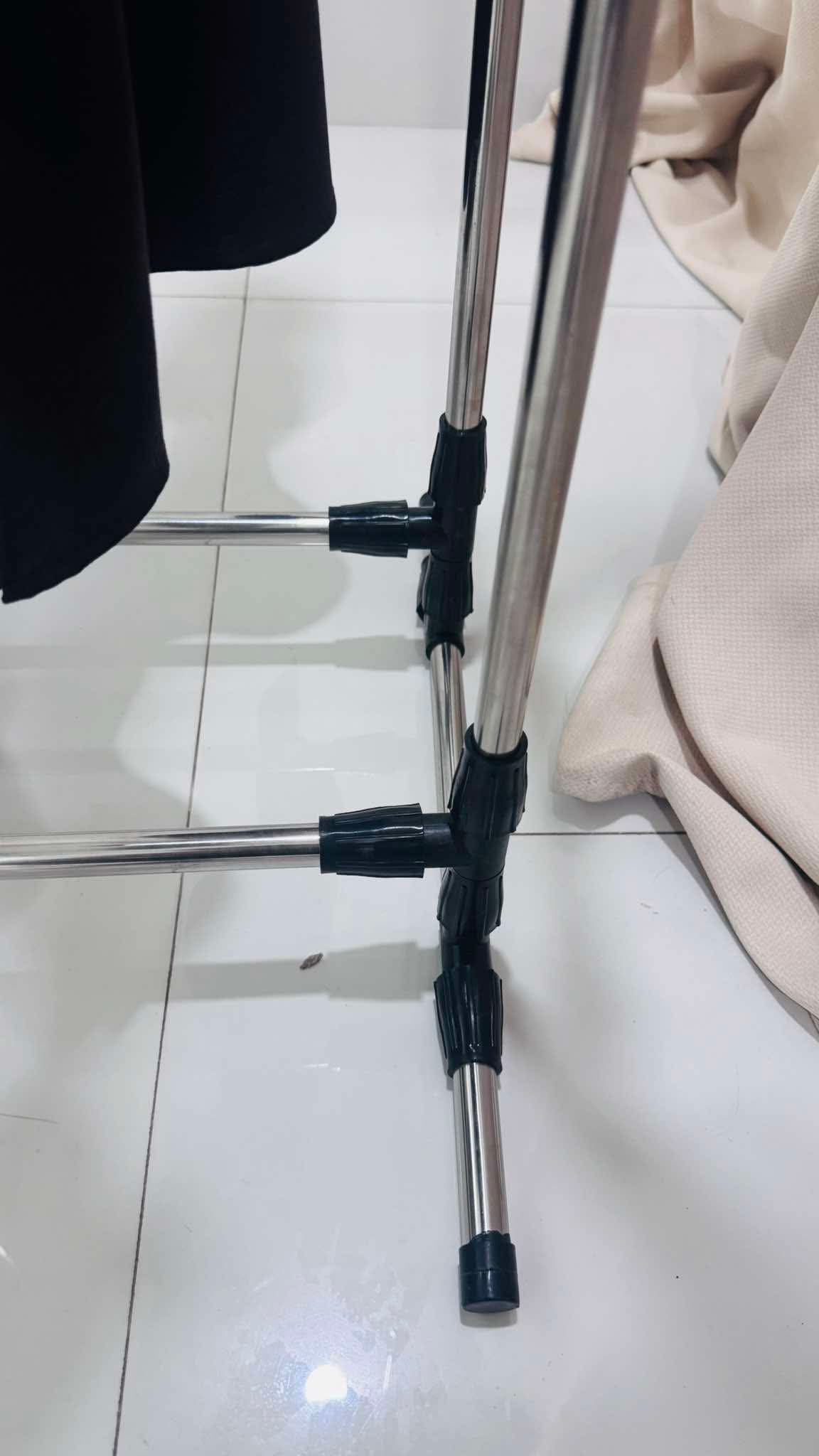 double pole cloth organizer stand