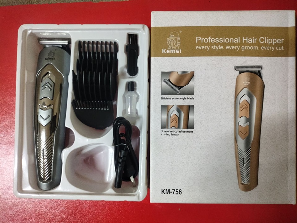 KEMEI KM-756 RECHARGEABLE HAIR CLIPPER