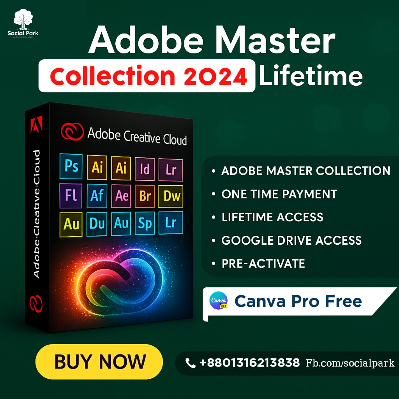 Adobe Master Collection 2024 with Free Canva Subscription?