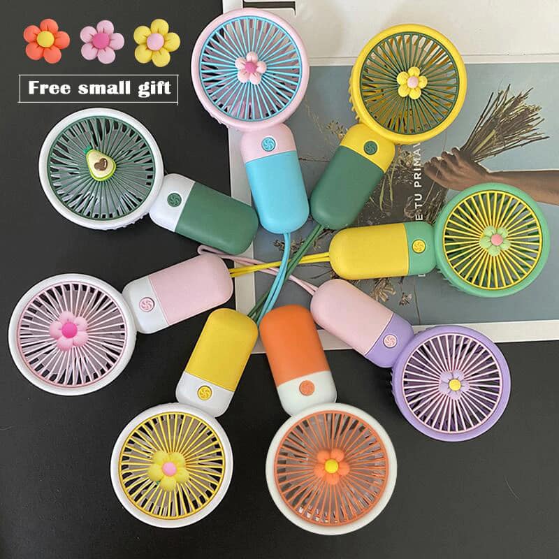USB Handheld Fan Mini Wind Power Convenient Fan High Quality Portable Student Office Cute Small Cooling Fans