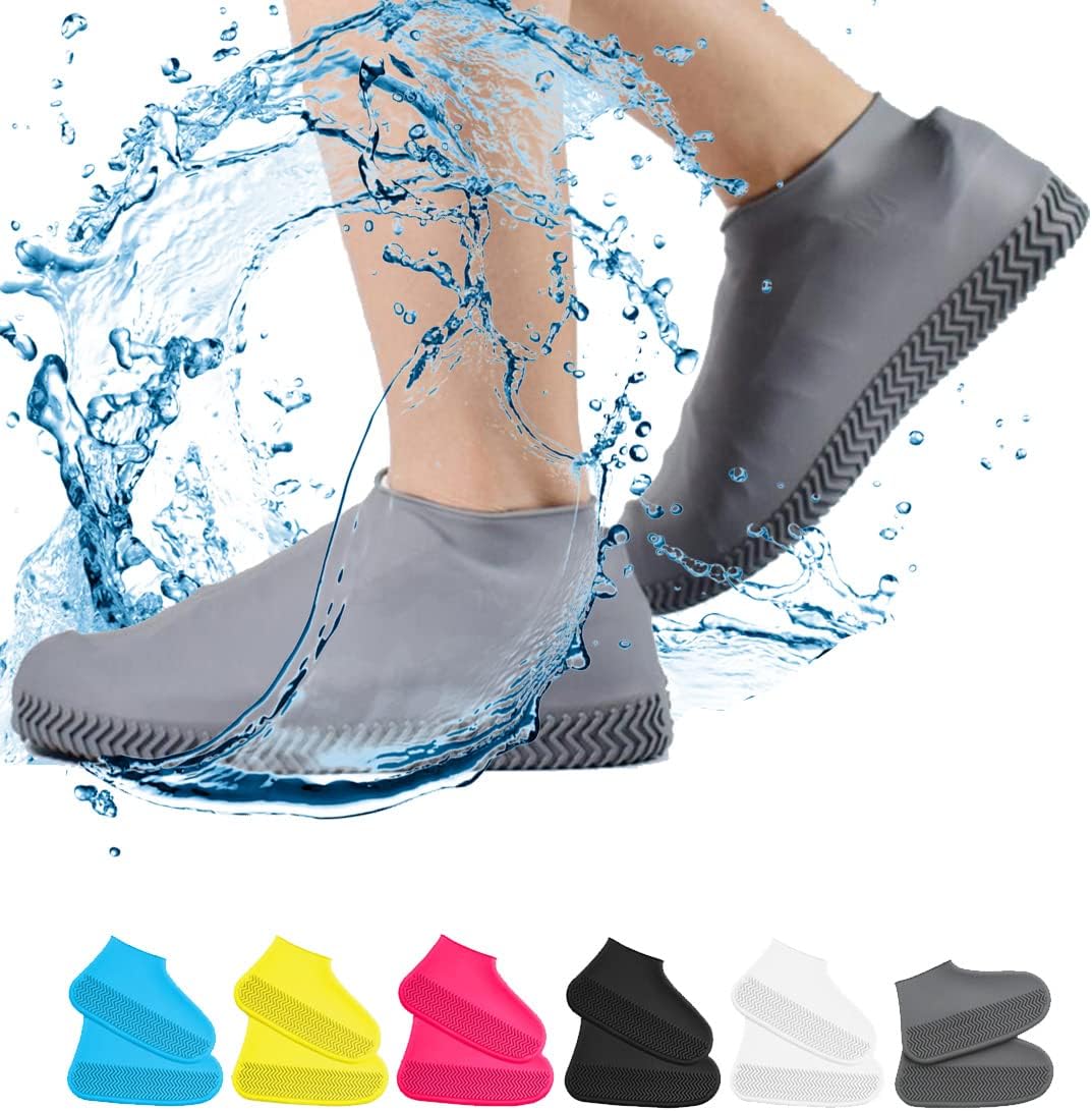 Silicone Waterproof Shoe Covers | Reusable Slip-Resistant Rubber Protectors