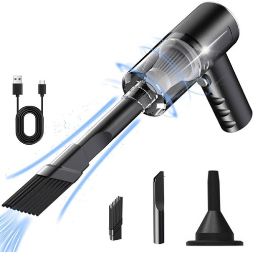 2-in-1 Portable Vacuum Cleaner – Rechargeable & Multifunctional