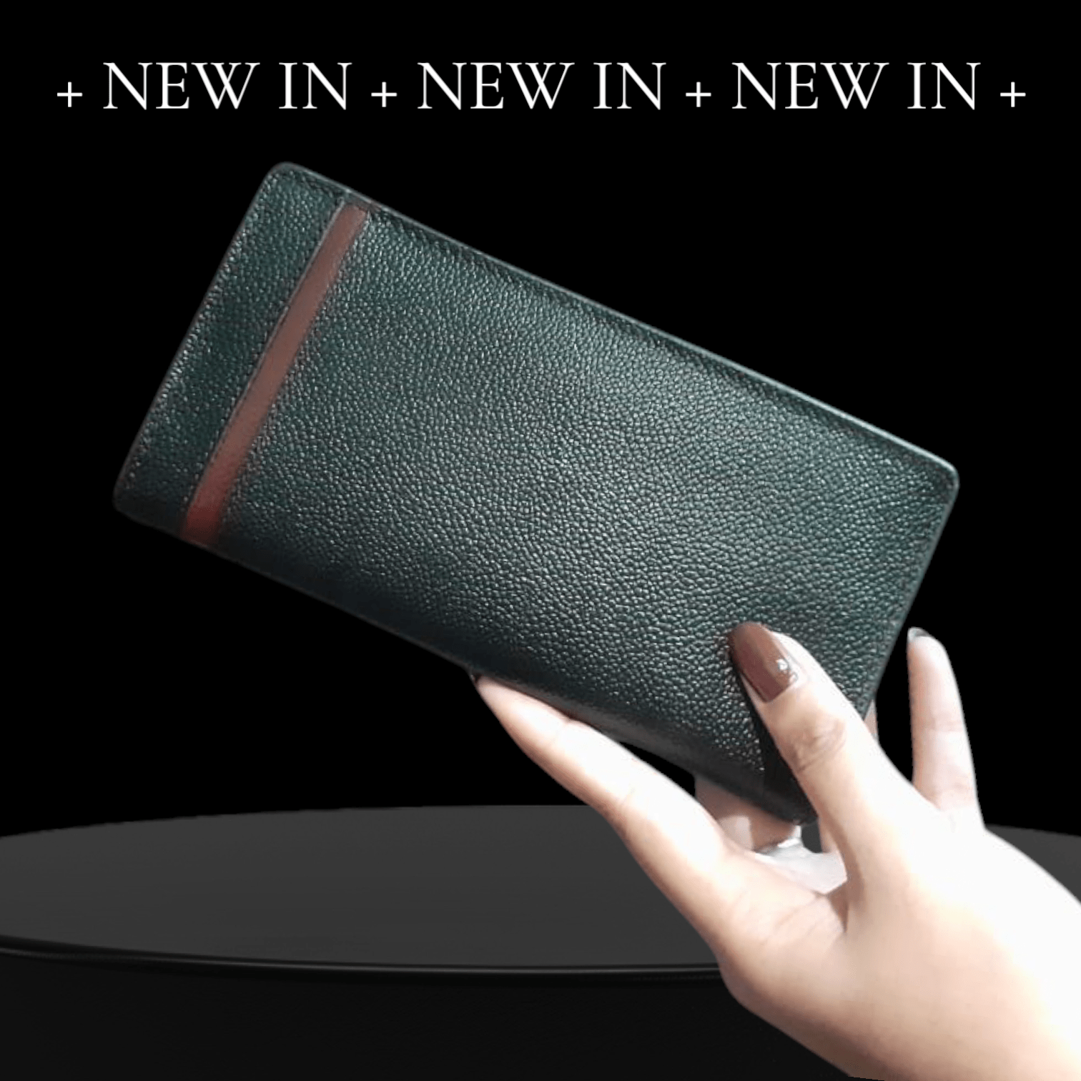 Leather Long Wallet