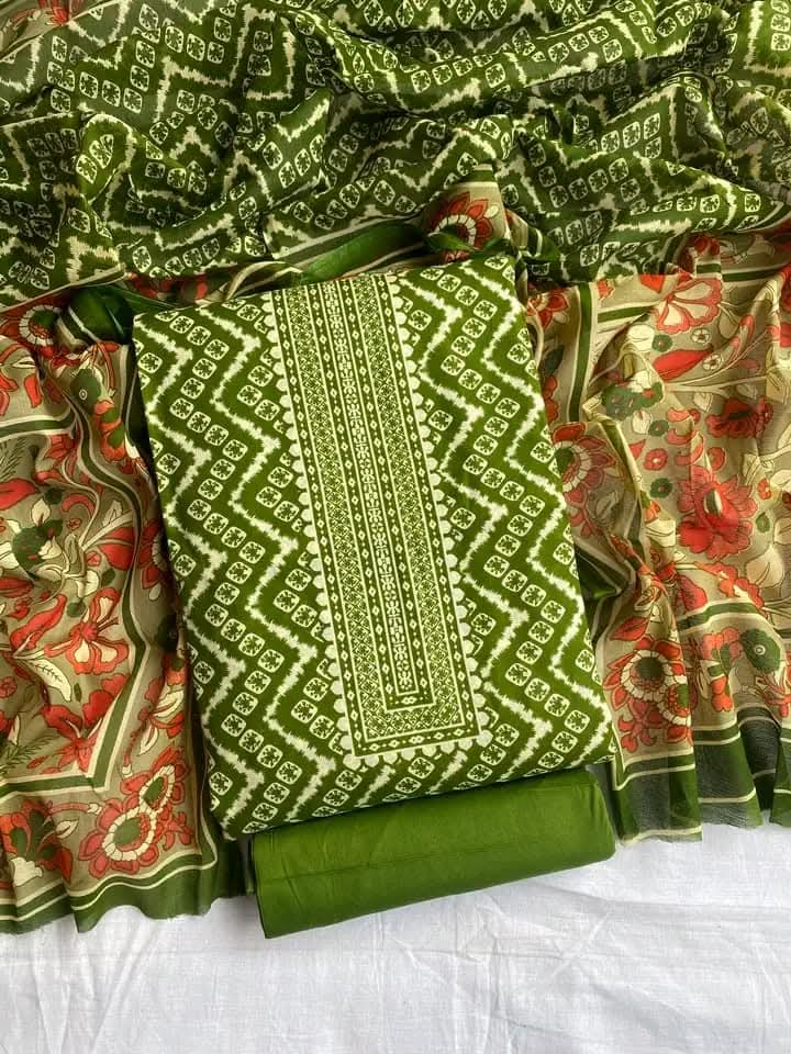 কাশ্মীরি প্রিন্ট থ্রি-পিছ