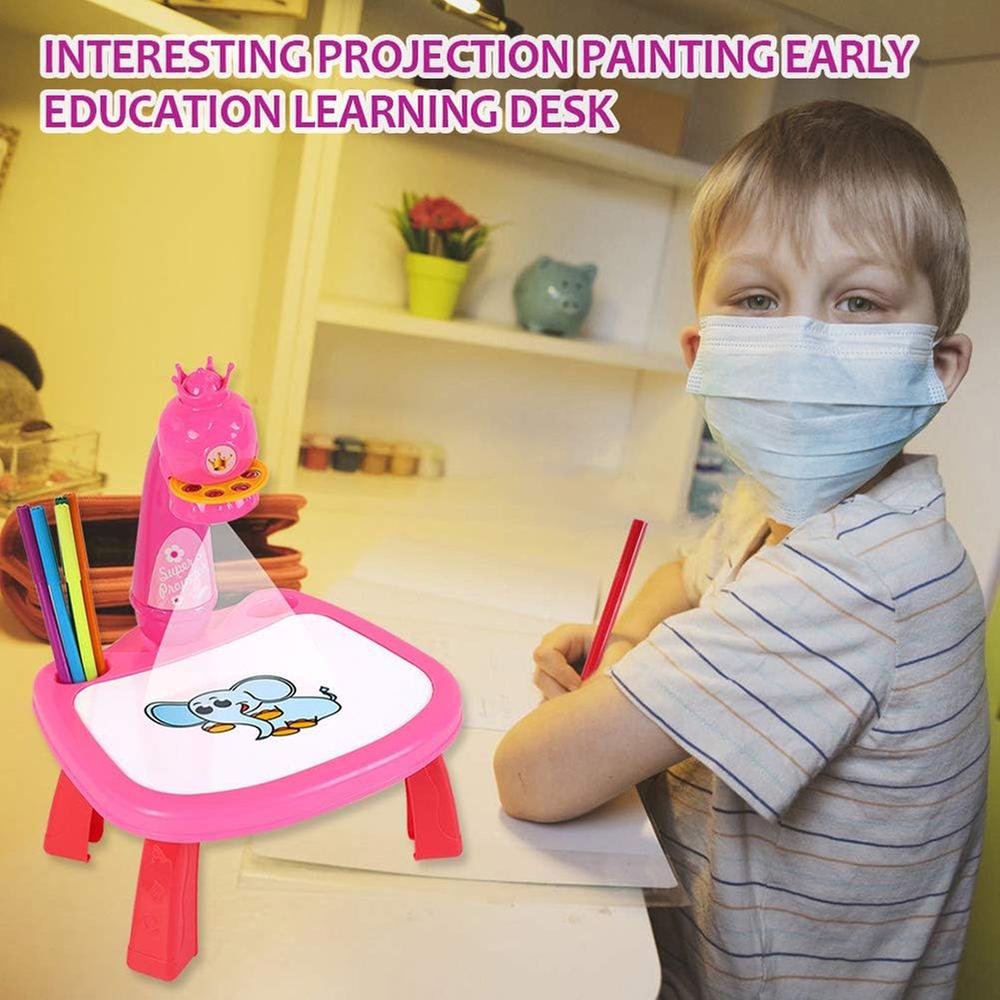 Little Hands Drawing Projector Table for Kids, Trace and Draw Projector Toy with Light Code : 3640