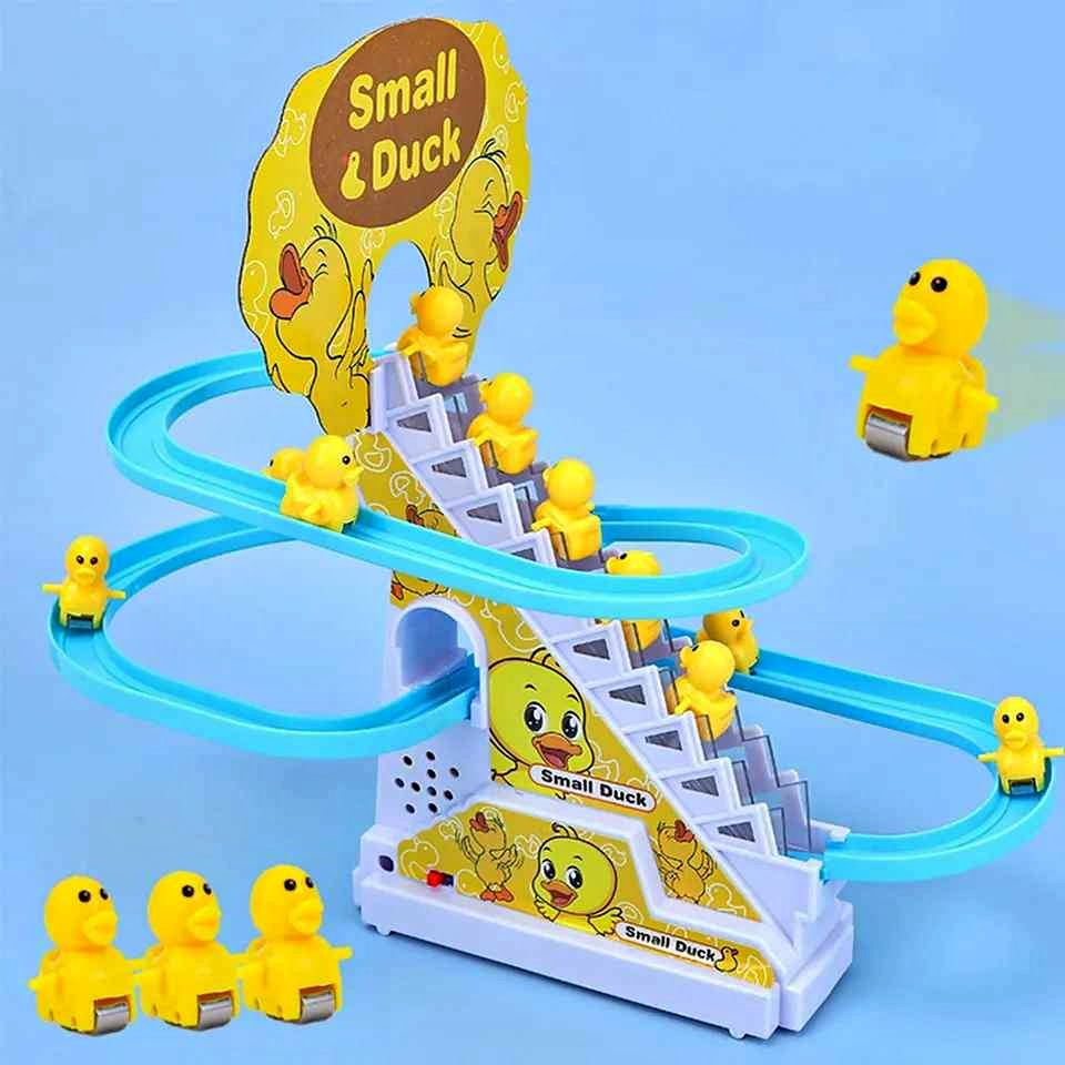 Electric Small Duck Climbing Stairs Toy Code : 3622