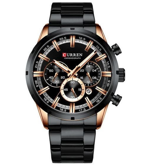 Curren 8355BLG Men’s Quartz Chronograph Stainless Steel Watch