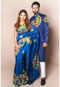 কাপল ড্রেস Couple Saree Sets