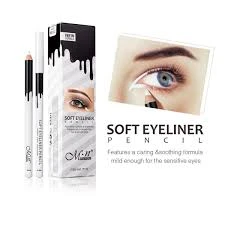 1pcs Beauty Glazed Soft Eyeliner Pencil White