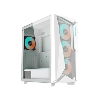 GIGABYTE C301 GLASS WHITE Mid Tower E-ATX Gaming Case