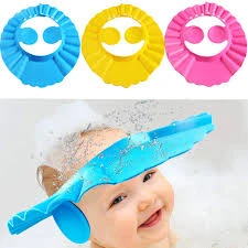 Adjustable Baby Shower Shampoo Cap 3m+ Random Colour