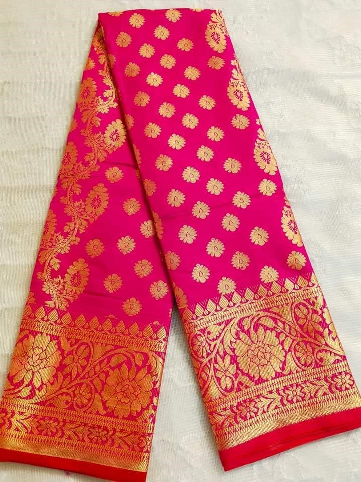 সিল্ক কাতান শাড়ি