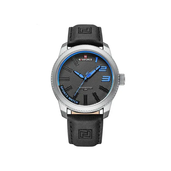 NAVIFORCE 9202 Casual Quartz Men Analog Wristwatch- Black Blue