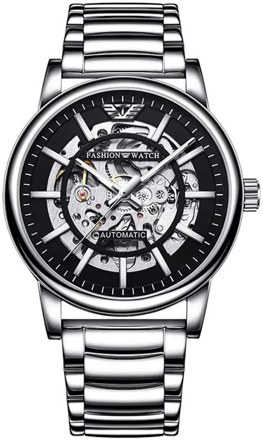 Trsoye 8368 Automatic Stainless Steel Watch for Men – Silver
