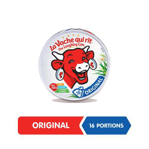 La Vache Qui Rit (The Laughing Cow) Spreadable Cheese 16 Portions 224g