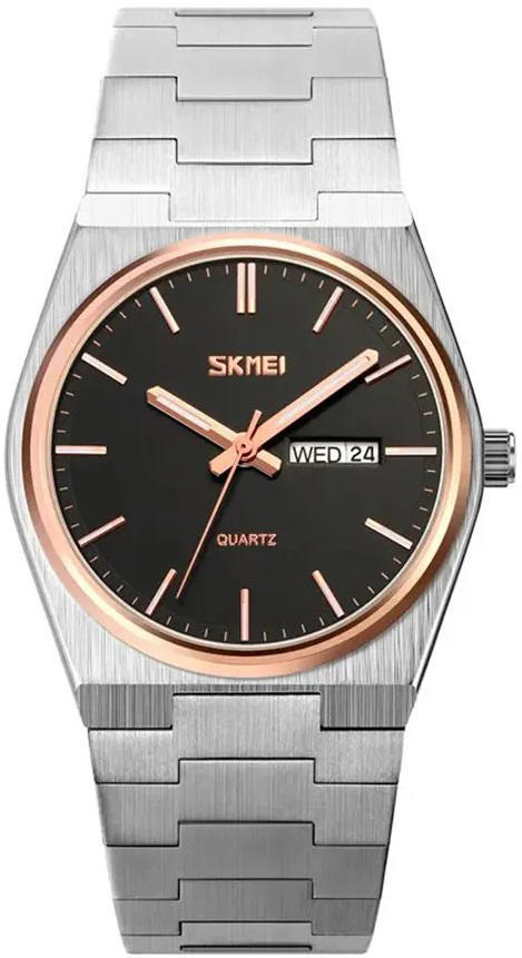 Skmei 9288 Stainless Steel luxury Watch for Men’s - Black Gold
