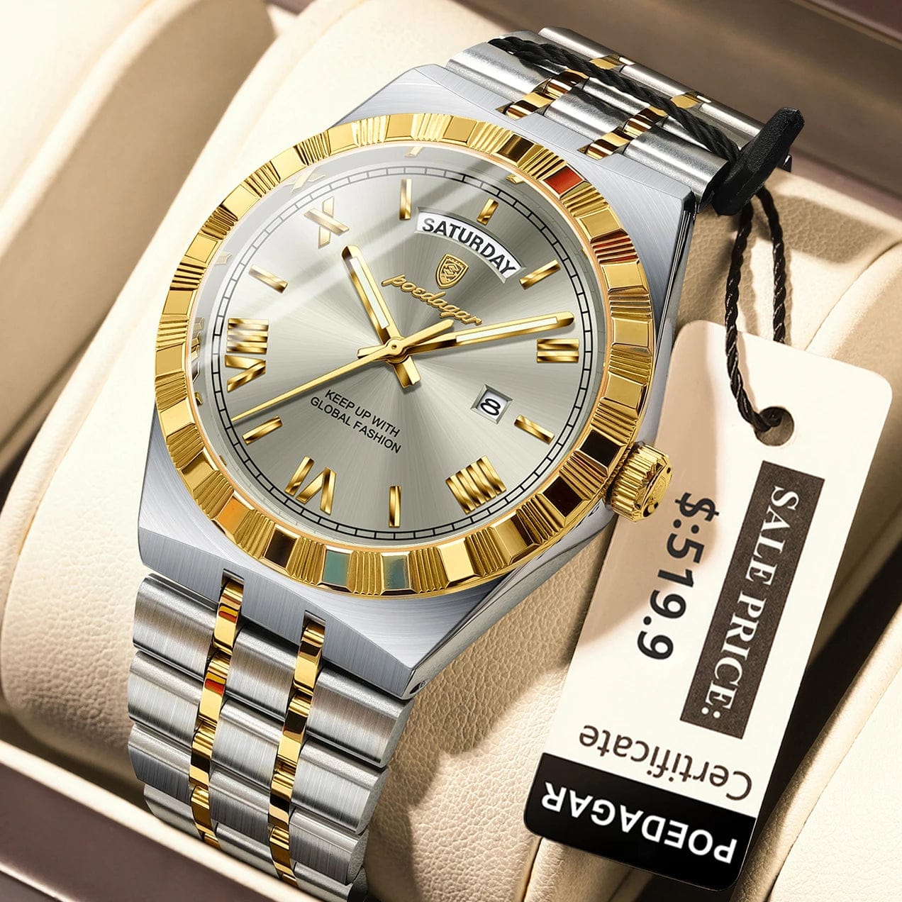Luminous Quartz Men's Watch