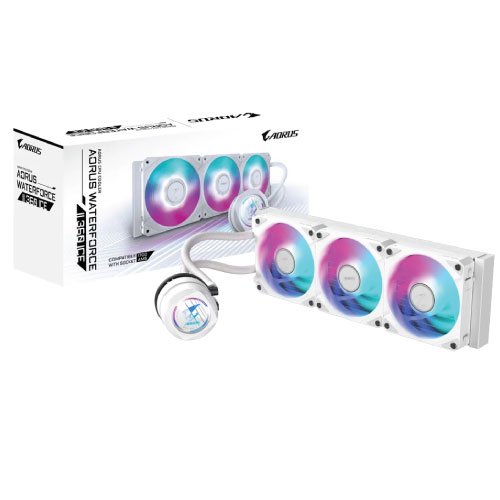 AORUS WATERFORCE X II 360 ICE # Fan EZ-Chain & LCD Edge View