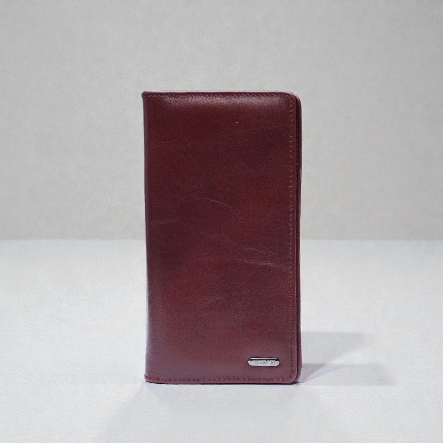 Zays Handcrafted Premium Eco Friendly Leather Long Wallet for Mobile and Many things - Slim Durable and Stylish Wallet for Unisex - Top-Grain Leather Compact and Lightweight (ZLW108-Antique Brown)