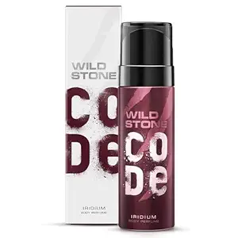Wild Stone - Code Iridium No Gas Body Perfume For Men, Long Lasting Intense Fragrance - 120ml