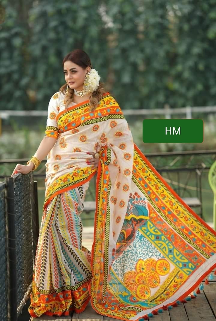 Half silk sharee