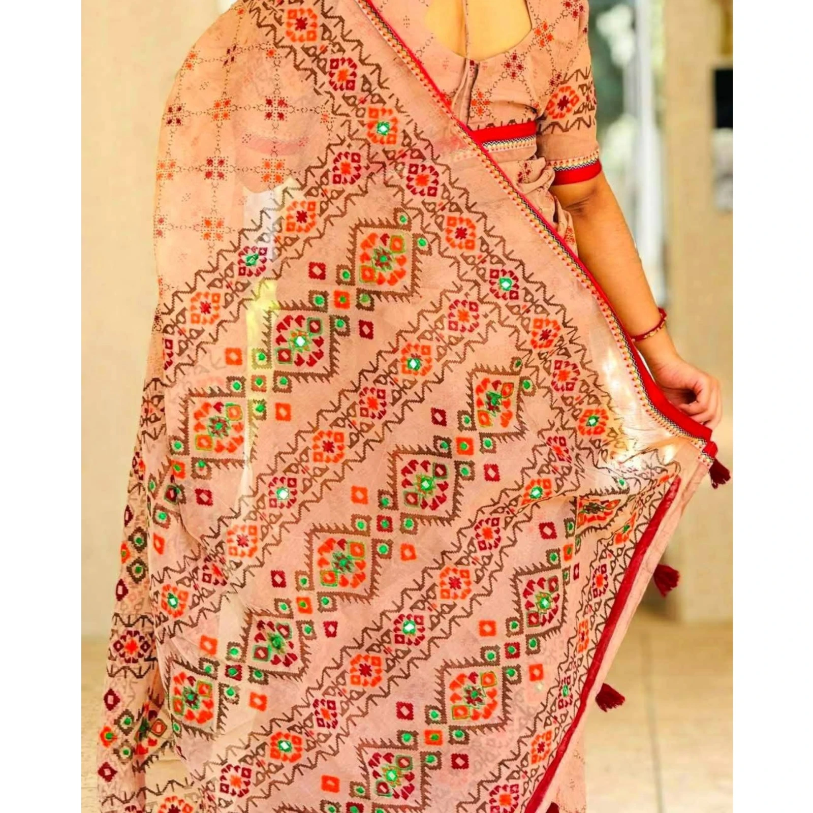 Half Silk Butik Saree