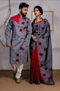 কাপল ড্রেস Couple Saree Sets