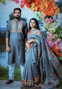 কাপল ড্রেস Couple Saree Sets