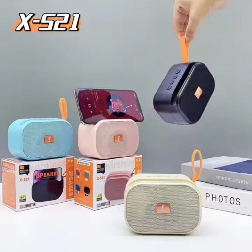 X-521 Bluetooth, USB, SD Card & FM Radio Supported Hi-Fi Audio Extra Bass Speaker