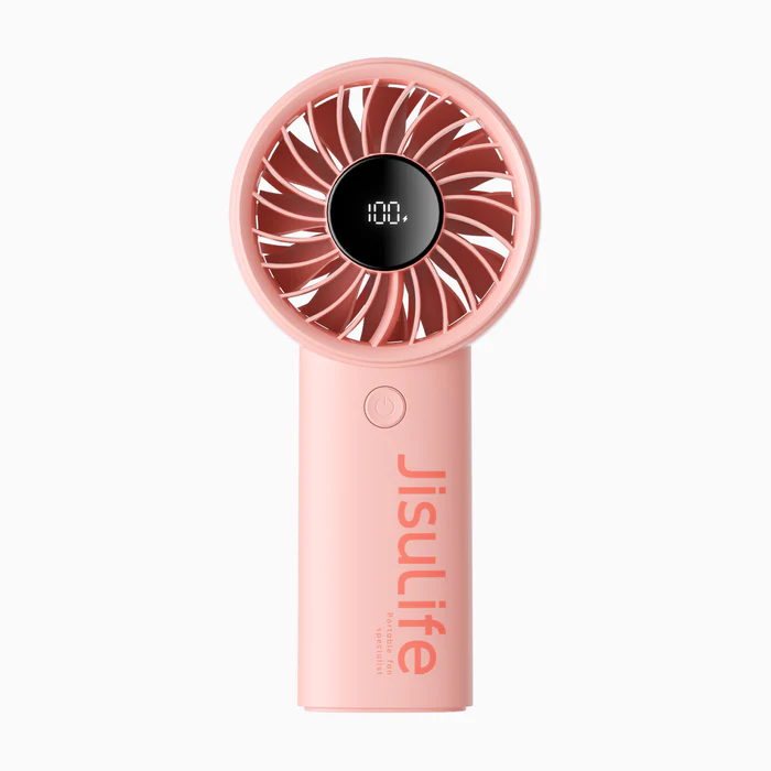 JisuLife Handheld Fan Life4 3600mAh Battery Experience Unrivaled Comfort