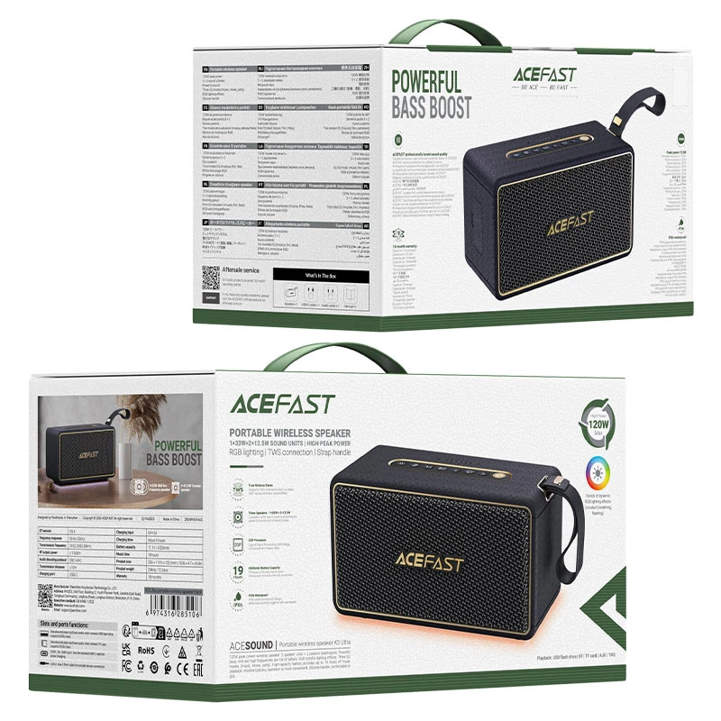 Acefast K3 Ultra 120W Portable Bluetooth Speaker