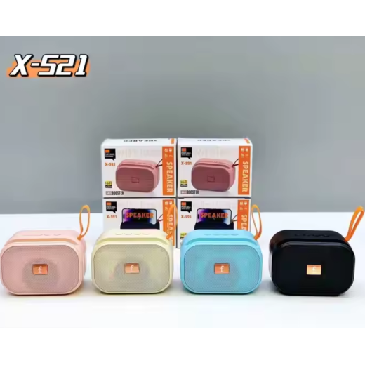 X-521 Bluetooth, USB, SD Card & FM Radio Supported Hi-Fi Audio Extra Bass Speaker