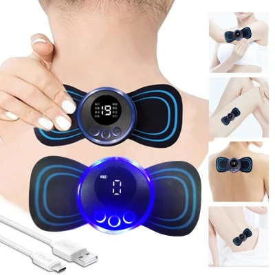 ?Mini Rechargeable Deep Tissue Therapy Massager SL-720 & Smart Mini Neck Massager Portable Electronic Stick Double Special Combo??
