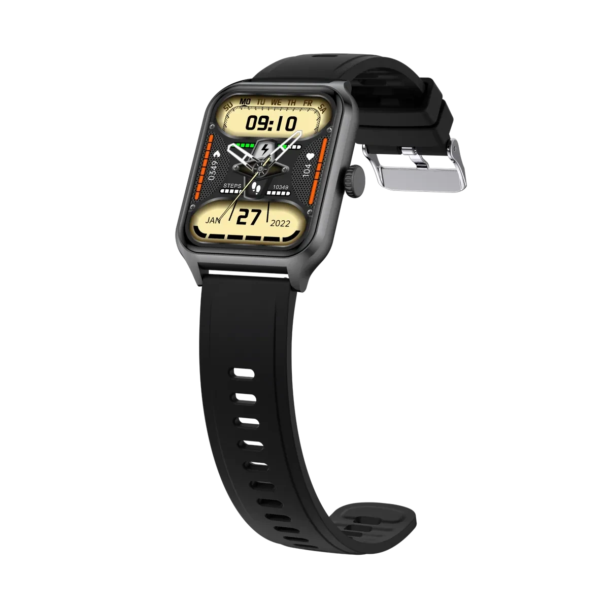 T97 Bluetooth Calling Smartwatch – Black Color