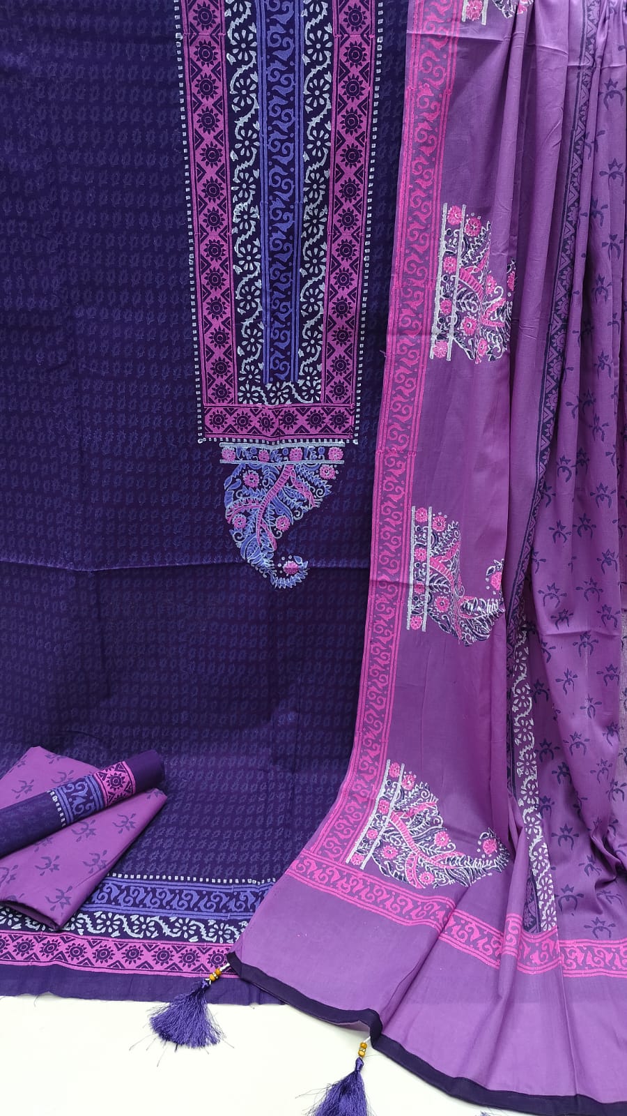VIP Block Print Three-Piece Set