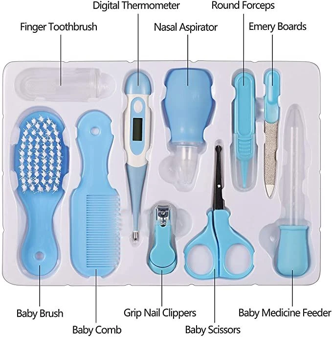 Set Of 10Pcs New Born Baby Kids Health Care Kit Set