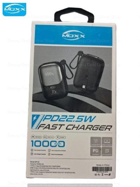 Moxx Mp-02 PD Power Bank 22.5 Watt 10000Mah with Display
