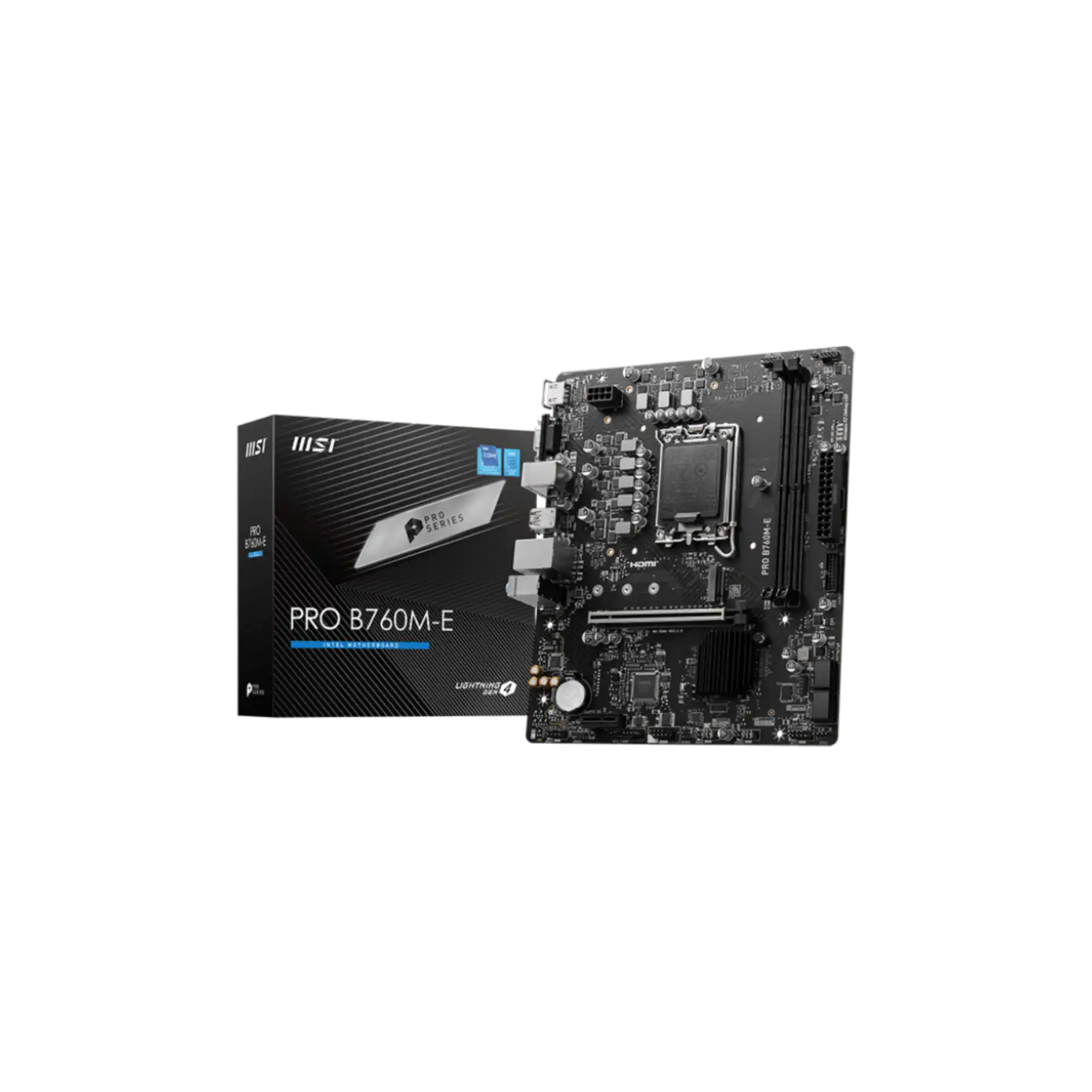 MSI PRO B760M-E DDR5 Micro-ATX Motherboard