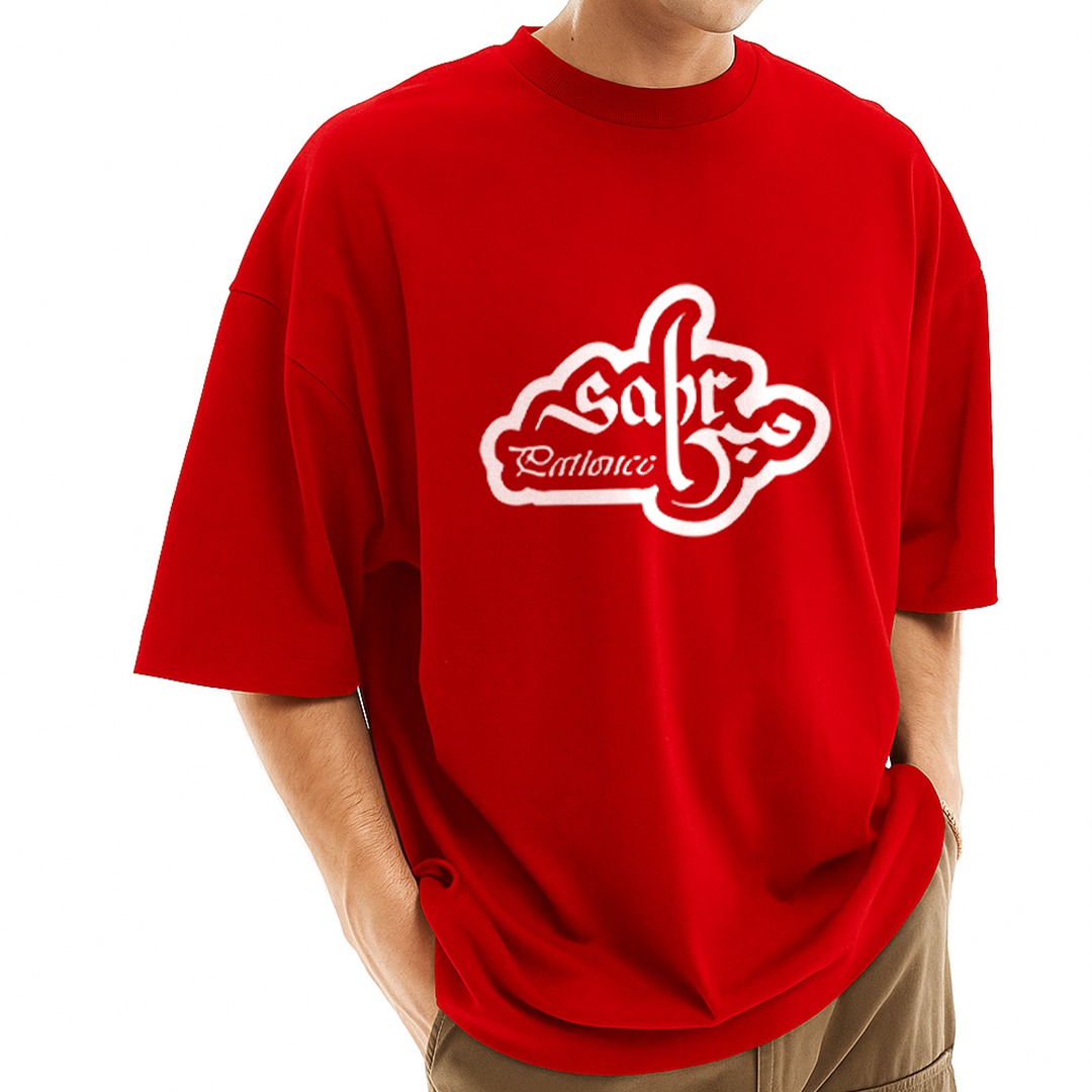 Men's Stylish Drop Shoulder (Red)