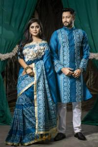 কাপল ড্রেস Couple Saree Sets