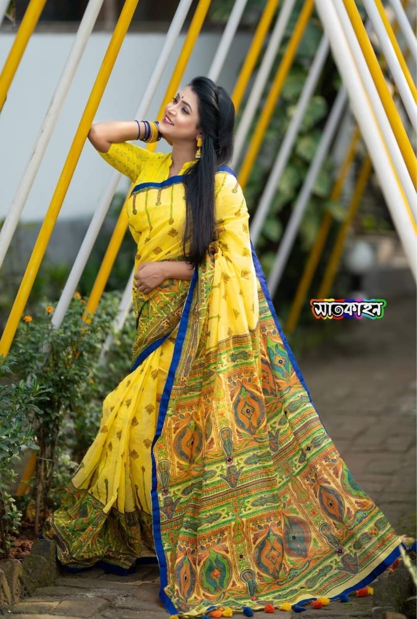 Half silk sharee