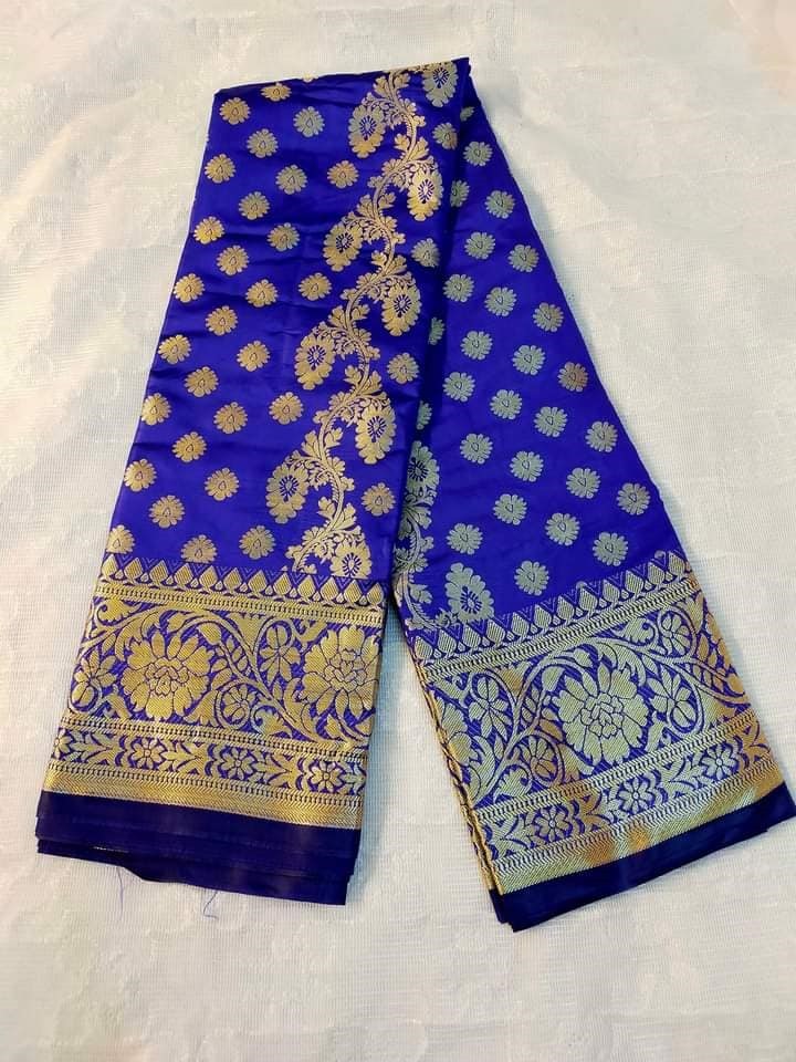 সিল্ক কাতান শাড়ি