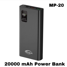 Moxx MP-PB20 Power Bank - 20000mAh - Black