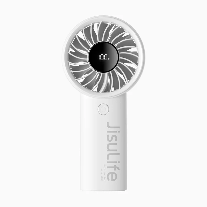 JisuLife Handheld Fan Life4 3600mAh Battery Experience Unrivaled Comfort